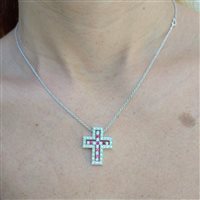 Collana Damiani Donna Belle Epoque in Oro bianco Diamante 0.28 Ct 20073459 - 20073459